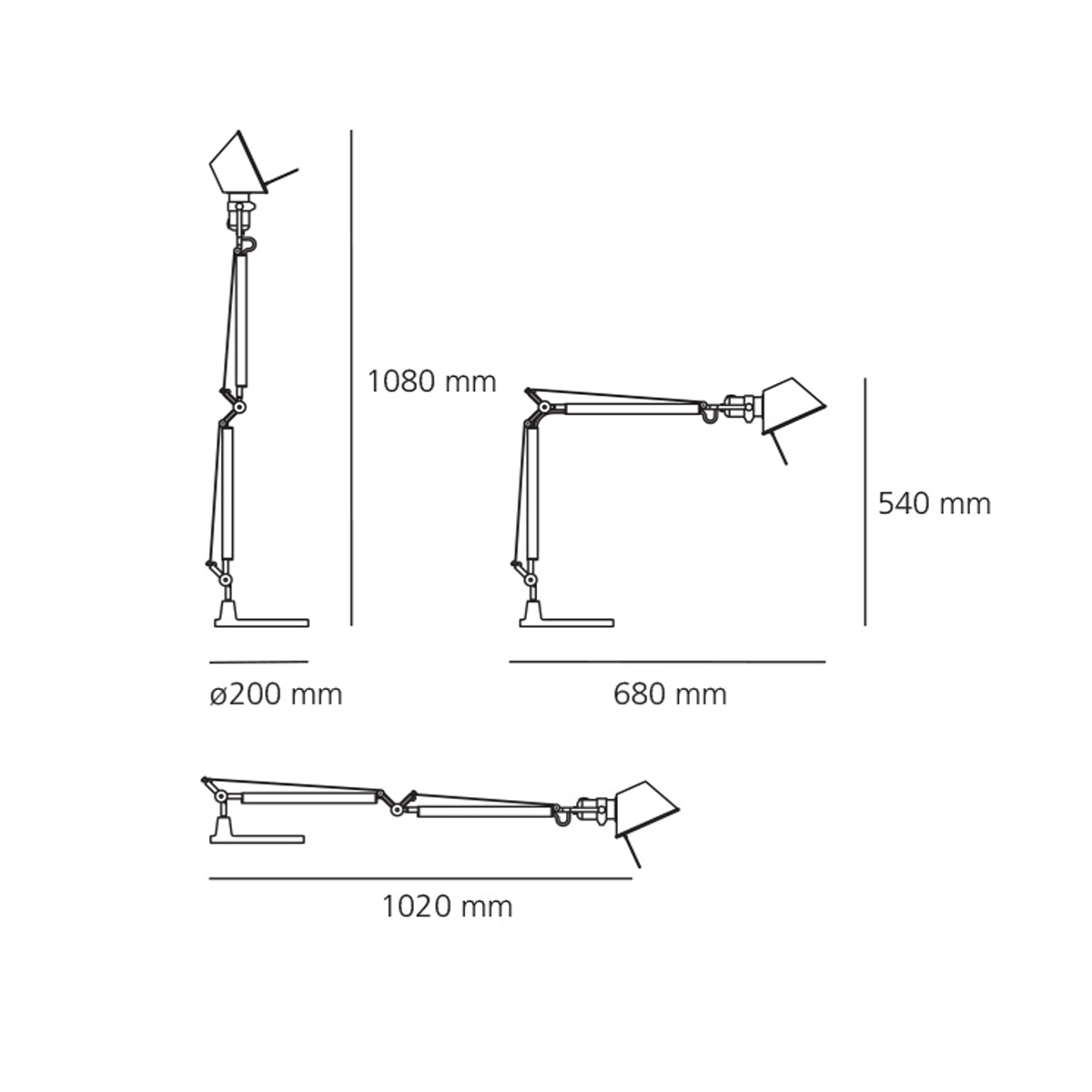 STONA LAMPA TOLOMEO MINI A005910+A008600 