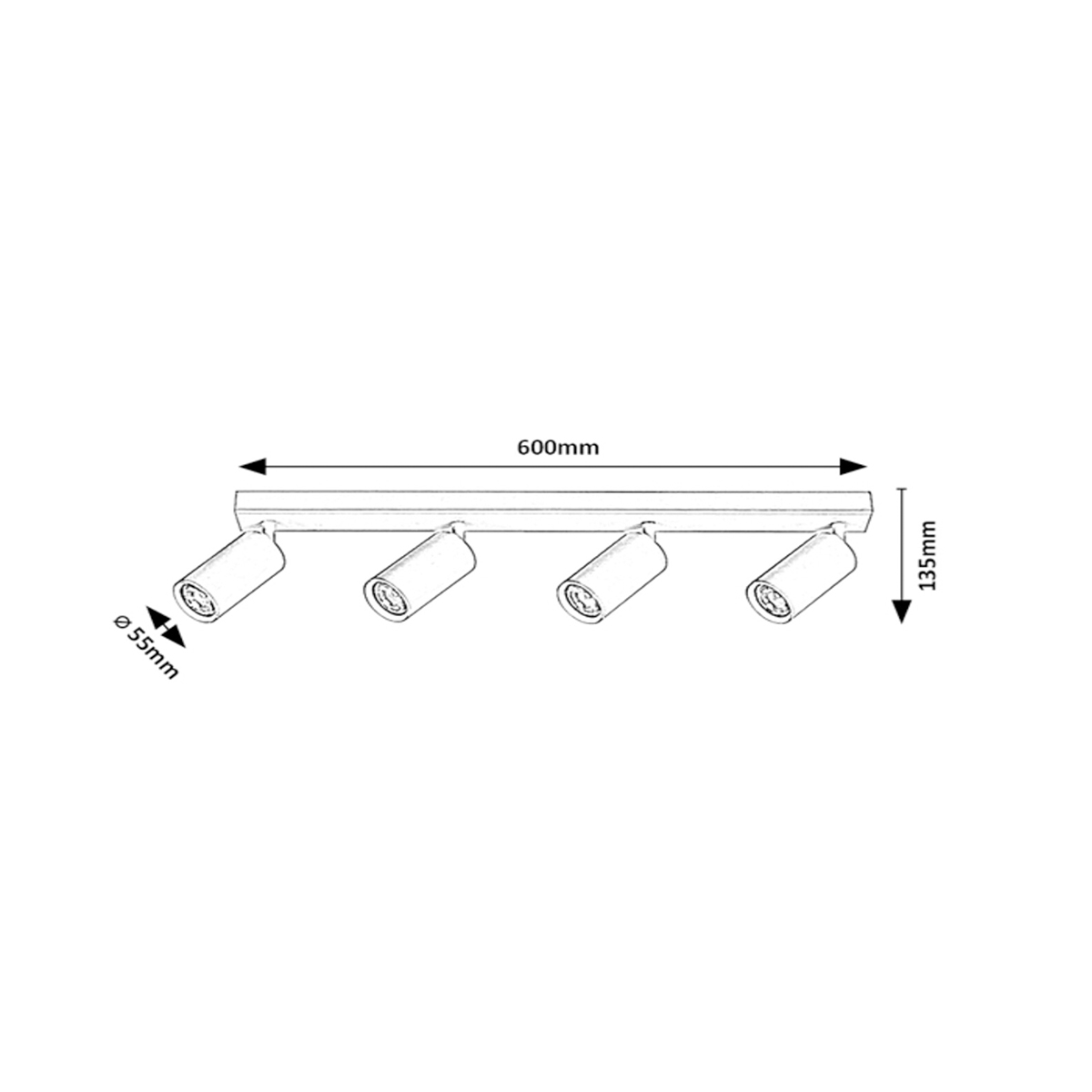 Spot lampa SOLO 2086 