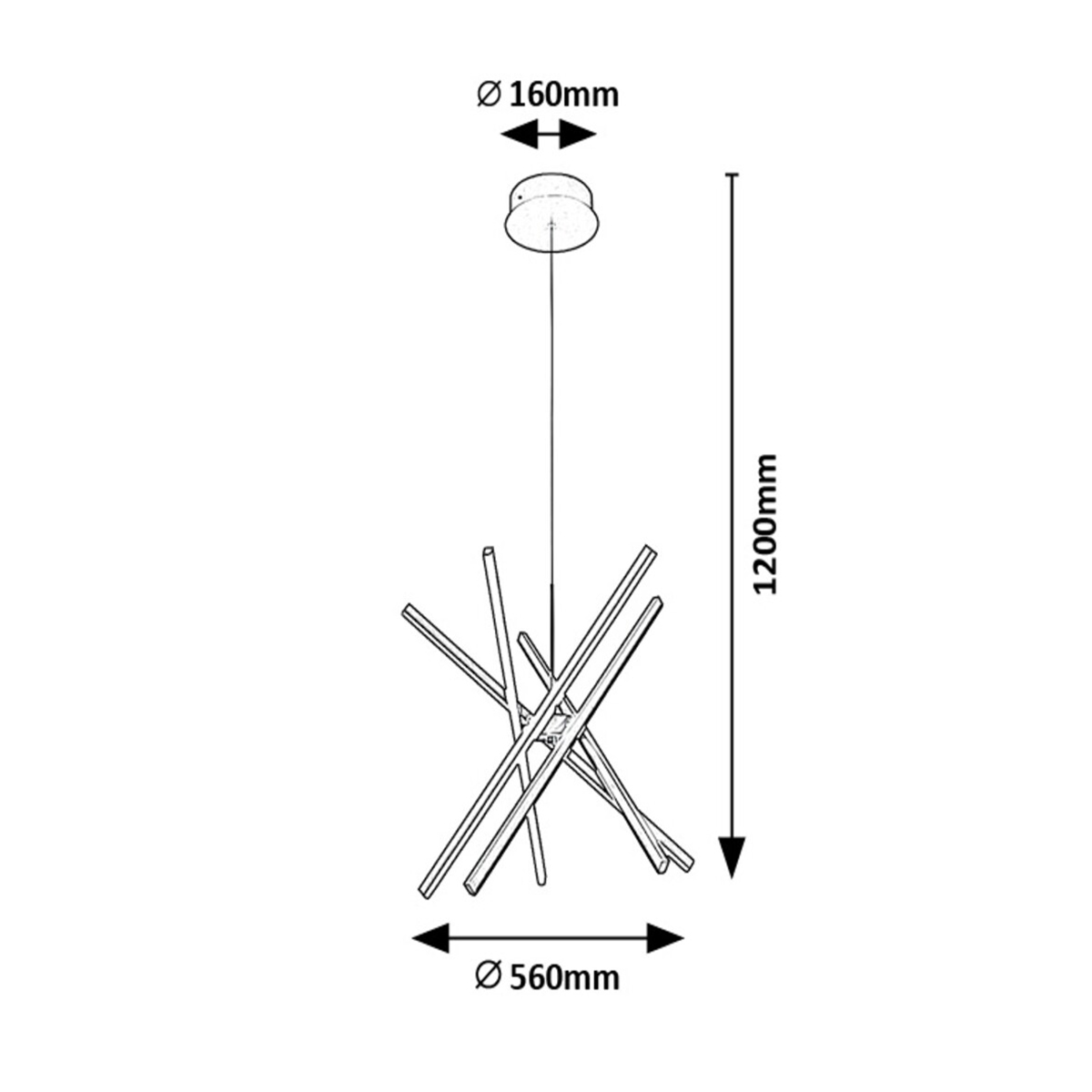 Led visilica Matilde 72267 