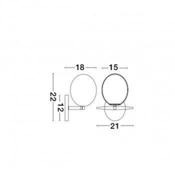 Zidna lampa Vitton 8279603 